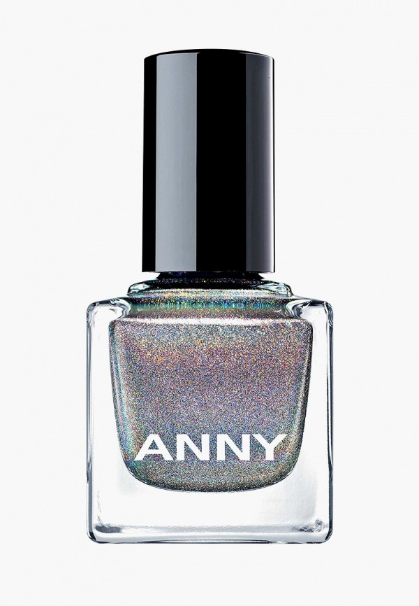 

Лак для ногтей Anny, Серебряный, тон 701 голографик темно-серый