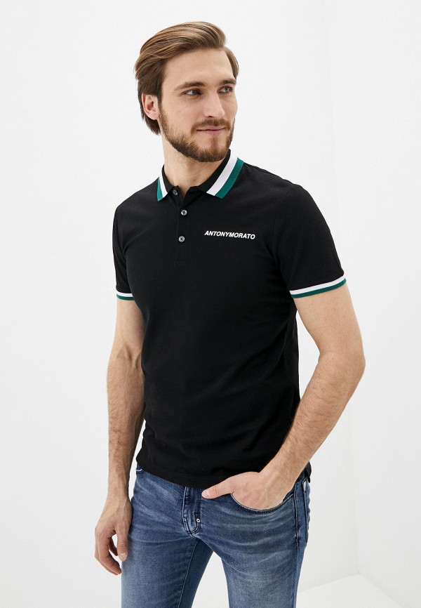 

Поло Antony Morato, Черный, Antony Morato AN511EMICZZ4
