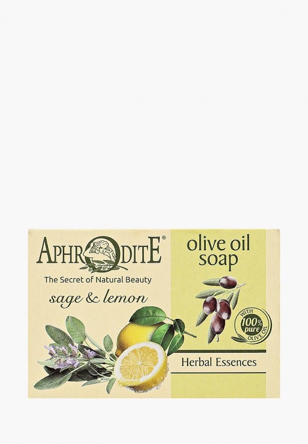 

Мыло Aphrodite, Зеленый, оливковое с шалфеем и лимоном, 100 г
