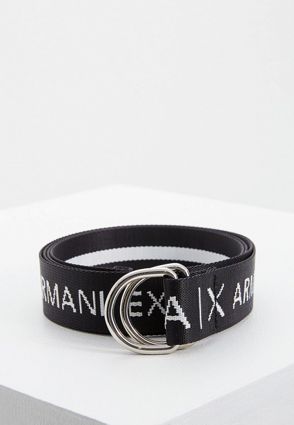 

Ремень Armani Exchange, Armani Exchange AR037DWFXQL1, Черный