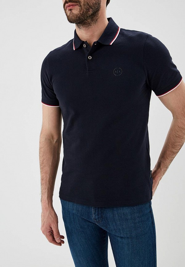 

Поло Armani Exchange, Синий