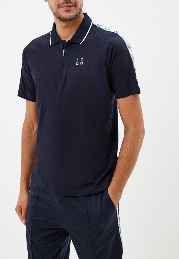 

Поло Armani Exchange, Синий