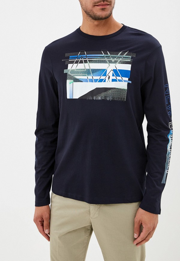 

Лонгслив Armani Exchange, Синий