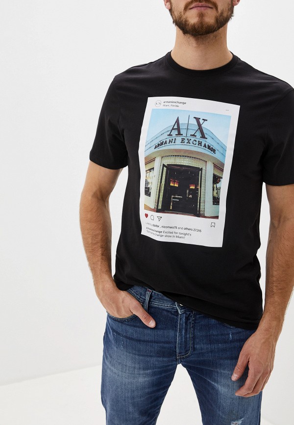 

Футболка Armani Exchange, Черный