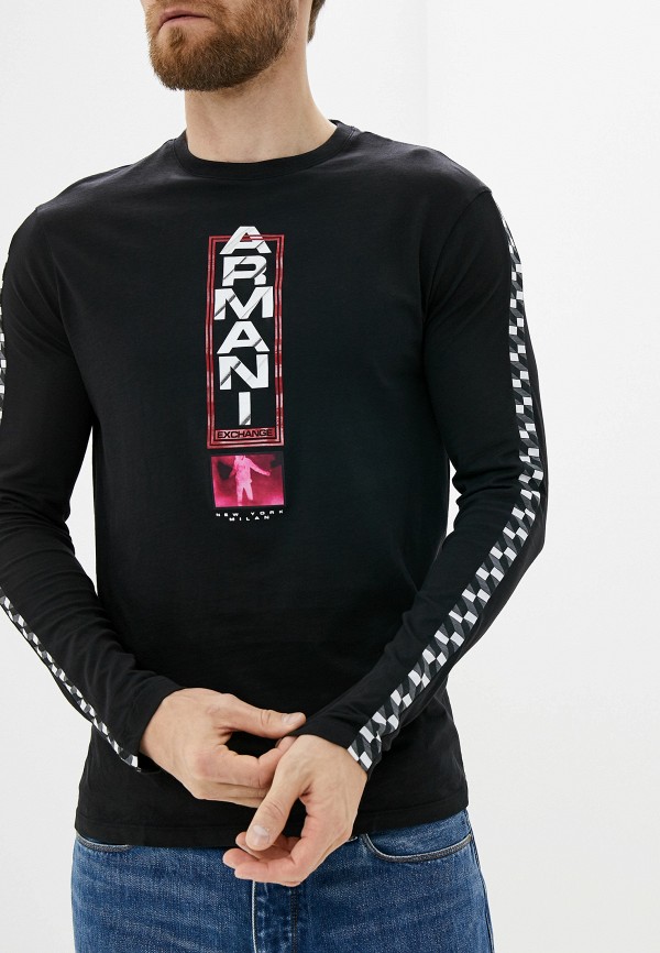 

Лонгслив Armani Exchange, Armani Exchange AR037EMFXOW8, Черный