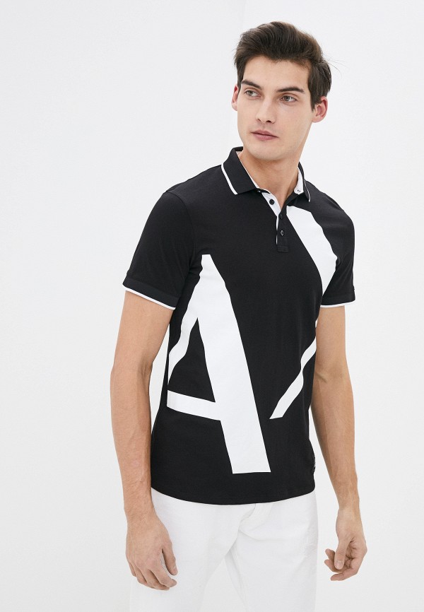 

Поло Armani Exchange, Черный