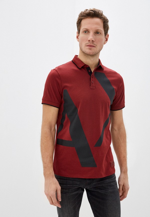 

Поло Armani Exchange, Бордовый, Armani Exchange AR037EMHOTD1