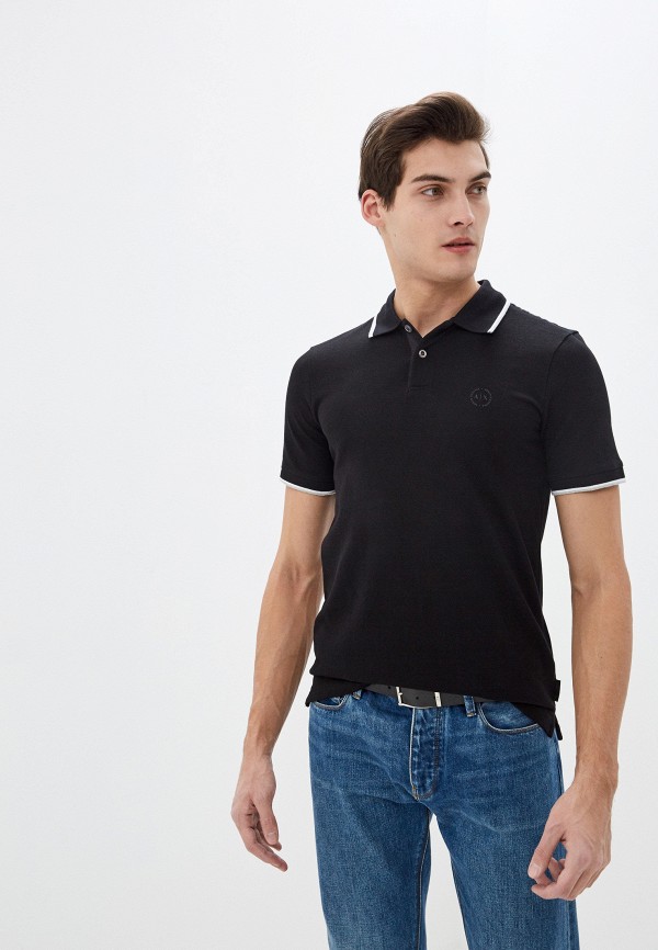 

Поло Armani Exchange, Черный