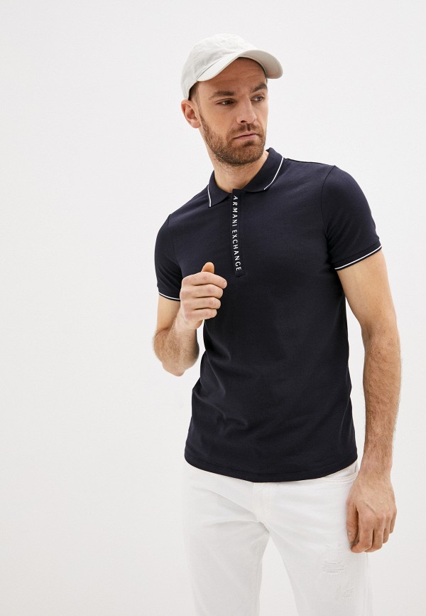 

Поло Armani Exchange, Синий, Armani Exchange AR037EMHOTE3