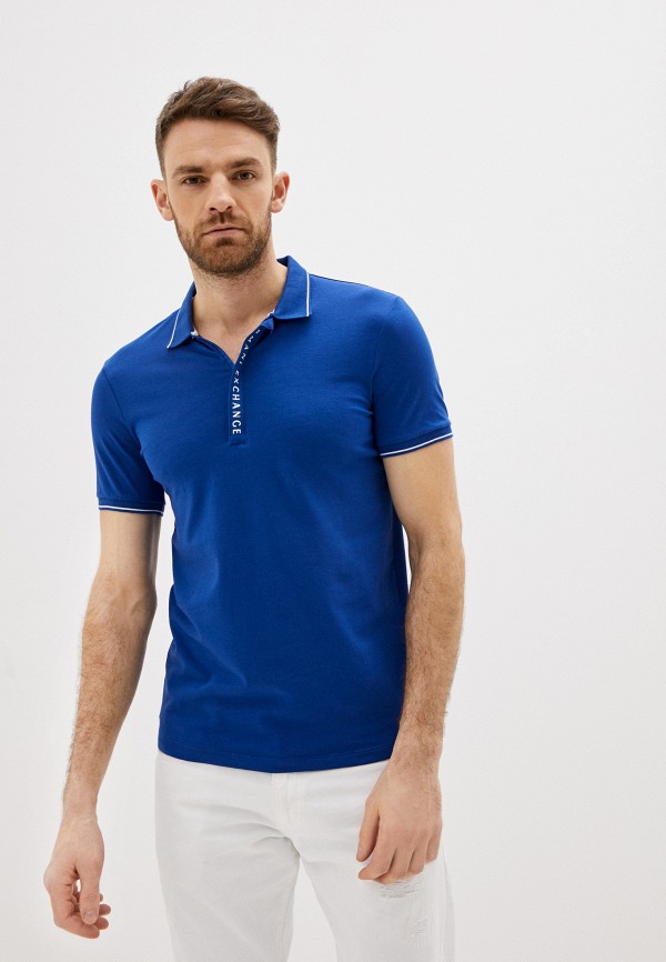 

Поло Armani Exchange, Синий, Armani Exchange AR037EMHOTE4