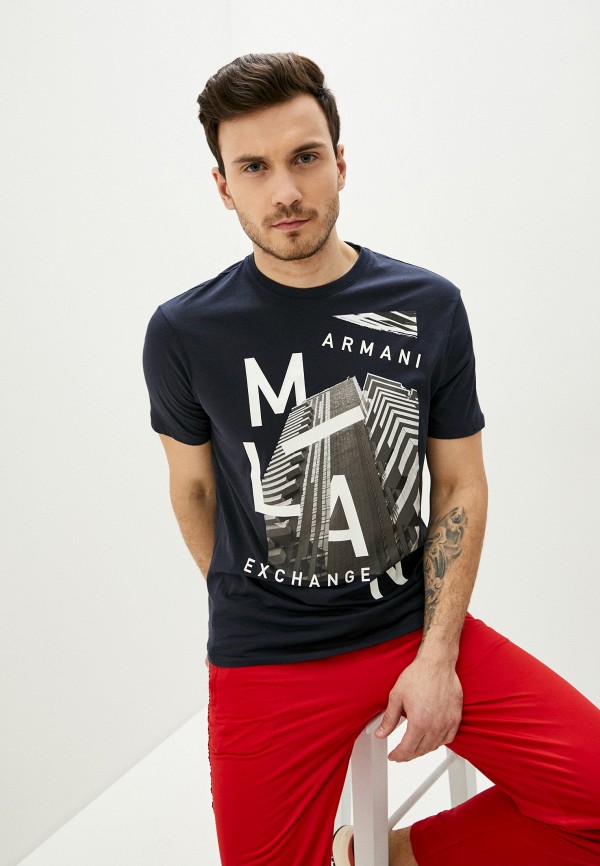 

Футболка Armani Exchange, Синий