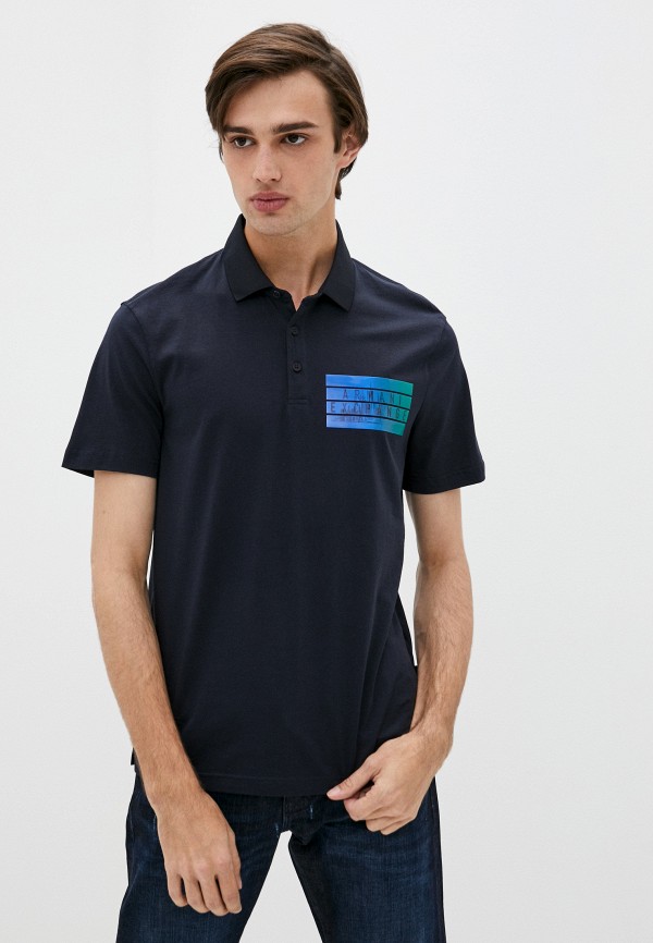

Поло Armani Exchange, Синий
