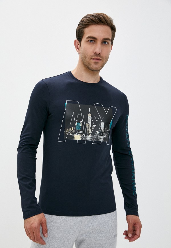 

Лонгслив Armani Exchange, Синий, Armani Exchange AR037EMJUOK7