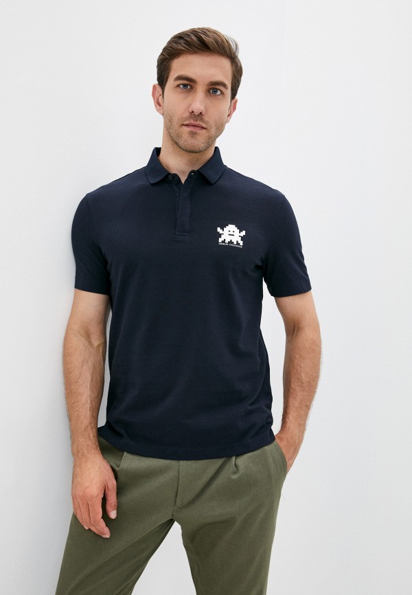 

Поло Armani Exchange, Синий, Armani Exchange AR037EMJUOZ8