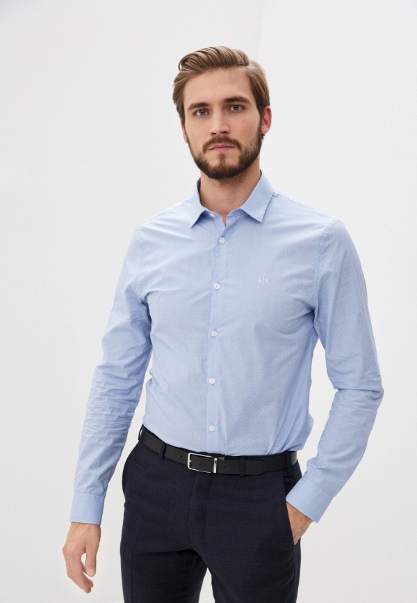 

Рубашка Armani Exchange, Голубой, Armani Exchange AR037EMJUPC3