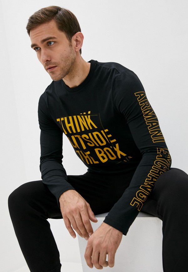 

Лонгслив Armani Exchange, Черный, Armani Exchange AR037EMJUPC9