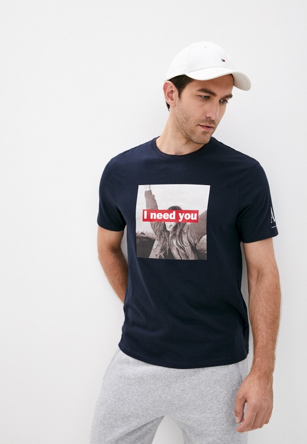 

Футболка Armani Exchange, Синий, Armani Exchange AR037EMJUPD4