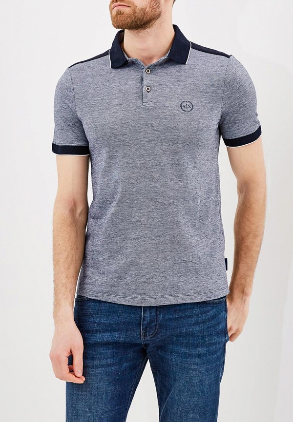 

Поло Armani Exchange, Синий, Armani Exchange AR037EMZTE75