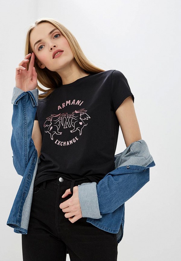 

Футболка Armani Exchange, Armani Exchange AR037EWDPQS8, Черный
