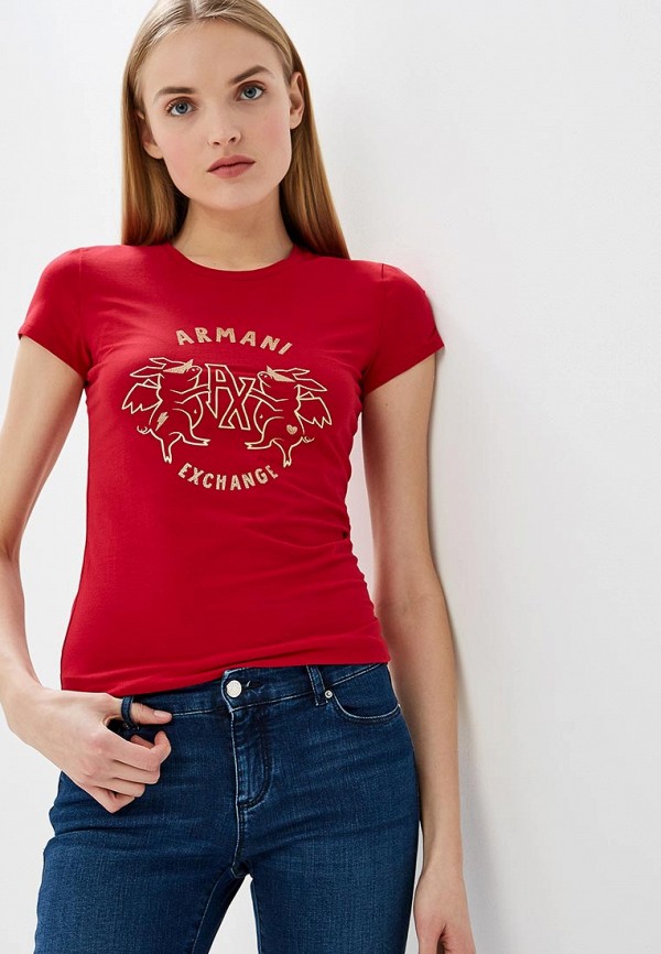 

Футболка Armani Exchange, Красный