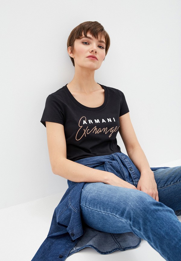 

Футболка Armani Exchange, Черный