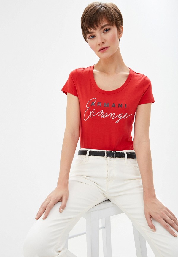 

Футболка Armani Exchange, Красный