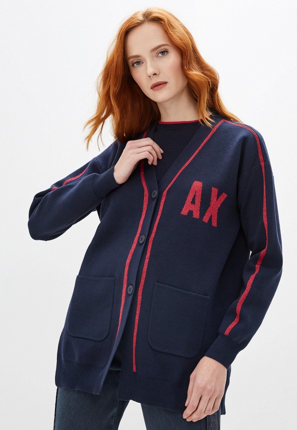 

Кардиган Armani Exchange, Синий, Armani Exchange AR037EWFXUM4