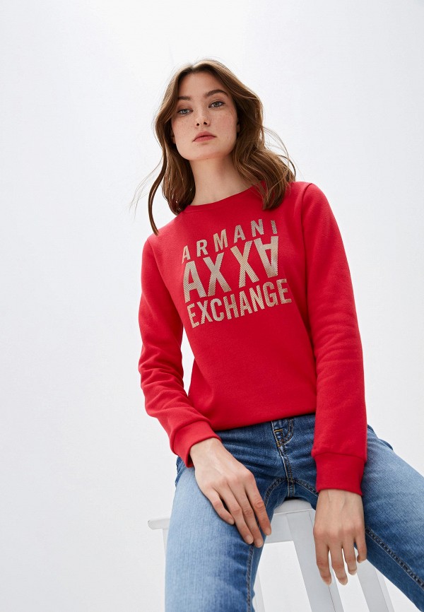 

Свитшот Armani Exchange, Красный