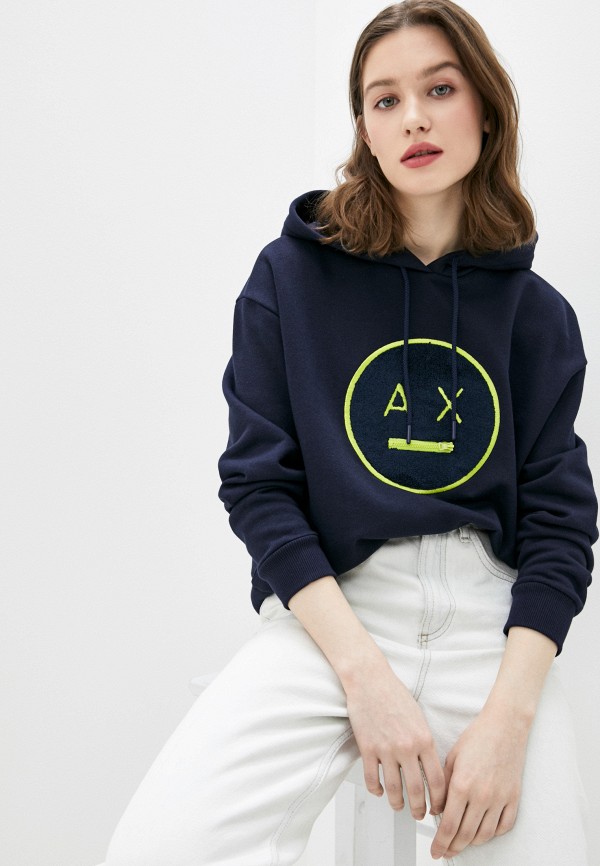 

Худи Armani Exchange, Синий, Armani Exchange AR037EWHONU5