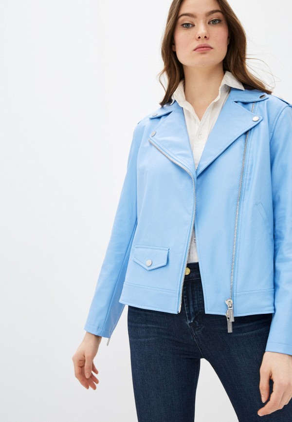 

Куртка кожаная Armani Exchange, Голубой, Armani Exchange AR037EWHONY4