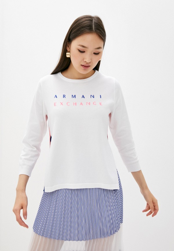 

Лонгслив Armani Exchange, Белый