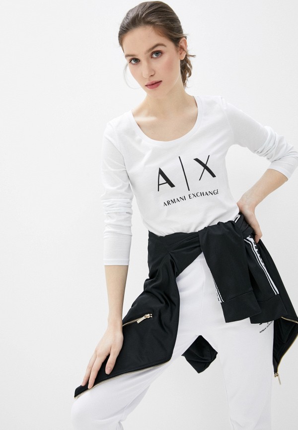 

Лонгслив Armani Exchange, Белый, Core