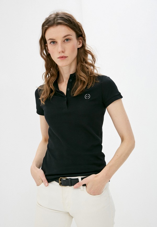 

Поло Armani Exchange, Черный