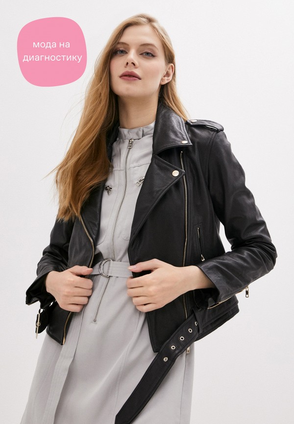 

Куртка кожаная Armani Exchange, Черный
