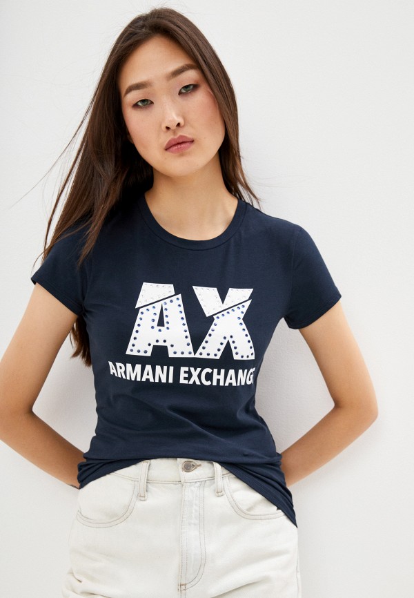 

Футболка Armani Exchange, Синий, Armani Exchange AR037EWJUPO6