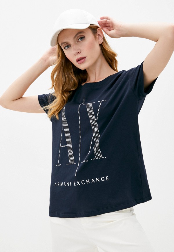 

Футболка Armani Exchange, Синий, Armani Exchange AR037EWJUPP0