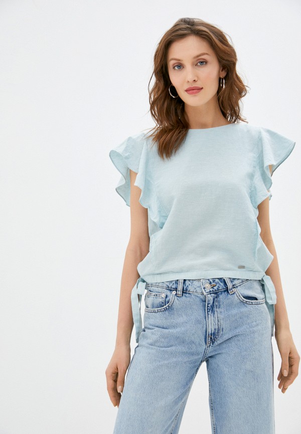 

Блуза Armani Exchange, Голубой, Armani Exchange AR037EWLMPY2