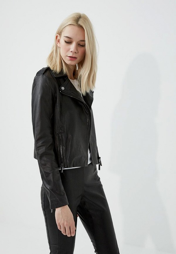 

Куртка кожаная Armani Exchange, Черный