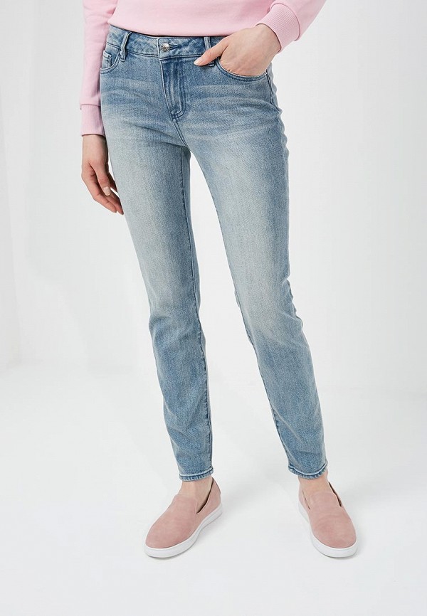 

Джинсы Armani Exchange, Голубой, J01 SUPER SKINNY REGULAR WAIST