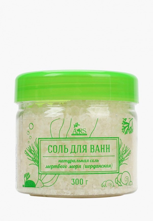 

Соль для ванн ARS, Белый, Иорданская, 300 г