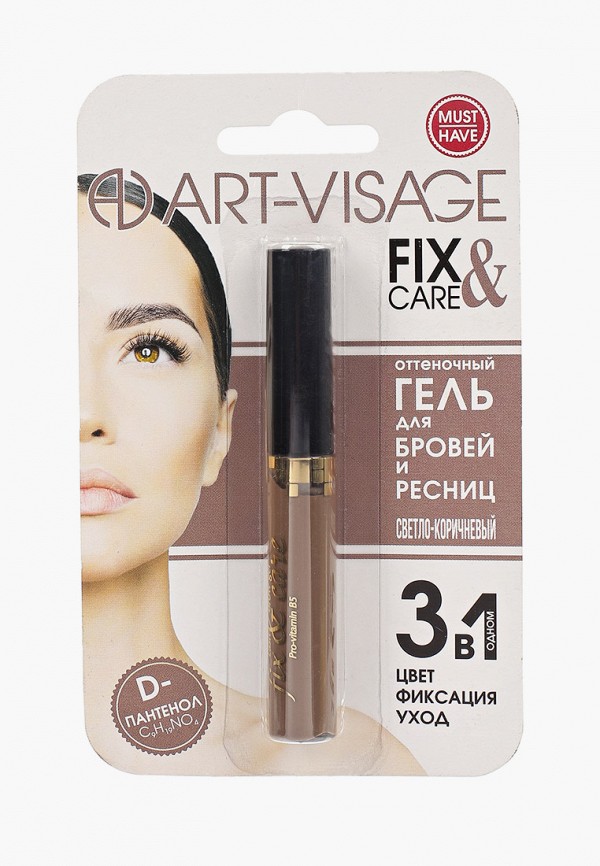 

Гель для бровей Art-Visage, Коричневый, светло-коричневый