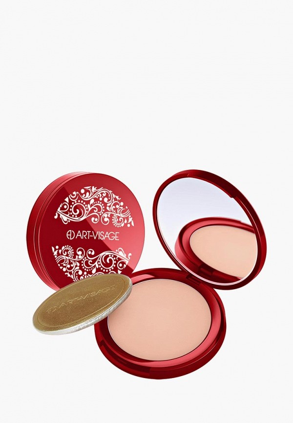 

Пудра Art-Visage, Бежевый, Silk Matte компактная для всех типов кожи, тон 23 бежевый