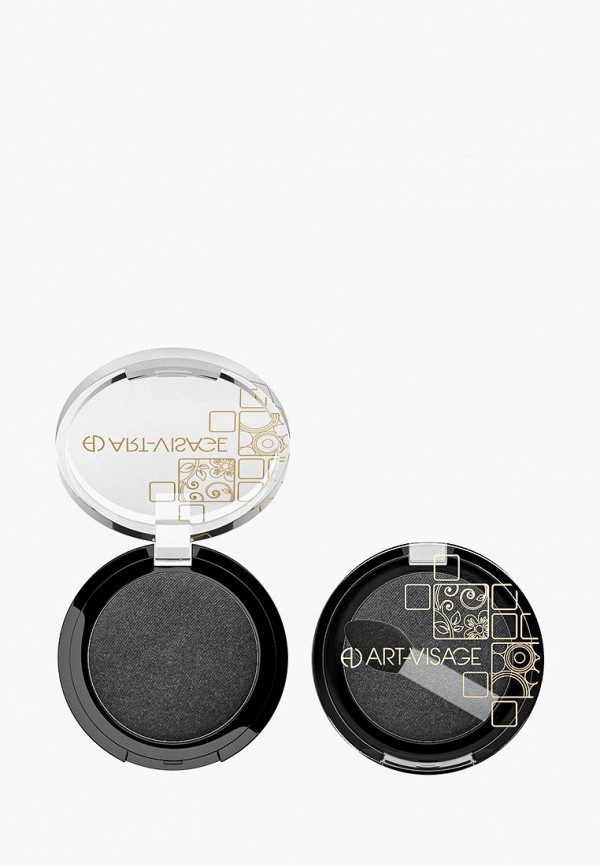 

Тени для век Art-Visage, Черный, COLOR DREAM одноцветные с аппликатором 124 графит перламутровый