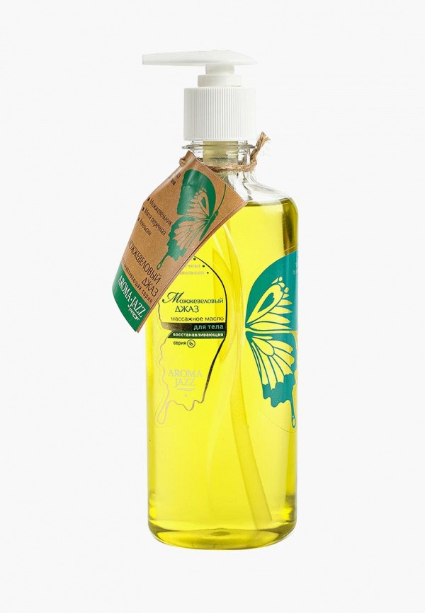 

Масло массажное Aroma Jazz, Желтый, восстанавливающее "Можжевеловый джаз" 350 мл.