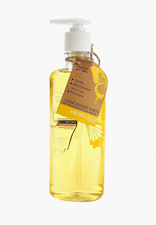 

Масло массажное Aroma Jazz, Желтый, антицеллюлитное "Лимонный блюз" 350 мл.