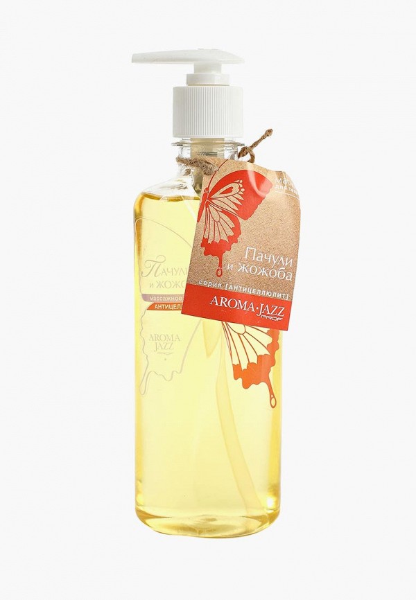 

Масло массажное Aroma Jazz, Желтый, антицеллюлитное "Пачули и жожоба" 350 мл