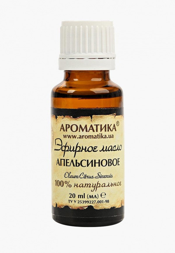 

Масло для тела Ароматика, Прозрачный, эфирное апельсиновое, 20 мл