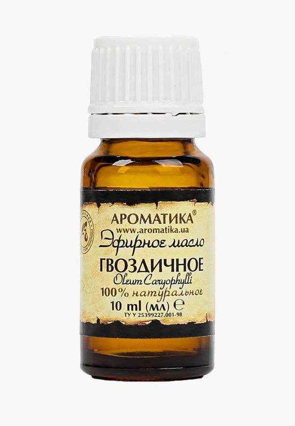 

Масло для тела Ароматика, Прозрачный, эфирное гвоздичное 10 мл