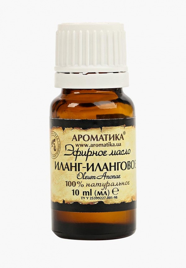 

Масло эфирное Ароматика, Прозрачный, Иланг-иланговое, 10 мл