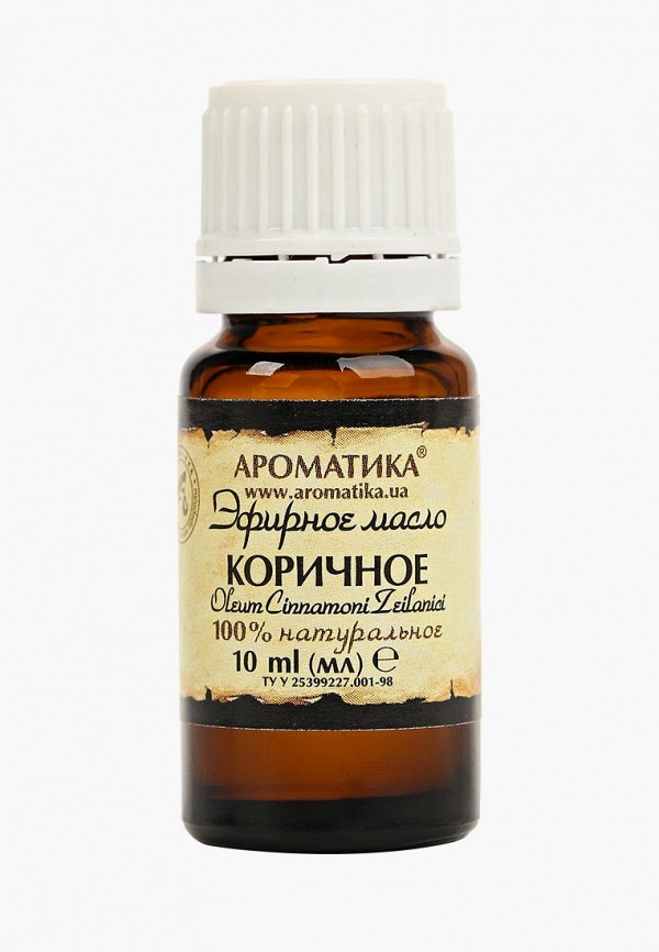 

Масло эфирное Ароматика, Прозрачный, эфирное коричное 10 мл